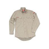 TECGEN Select FR Work Shirt in Tan